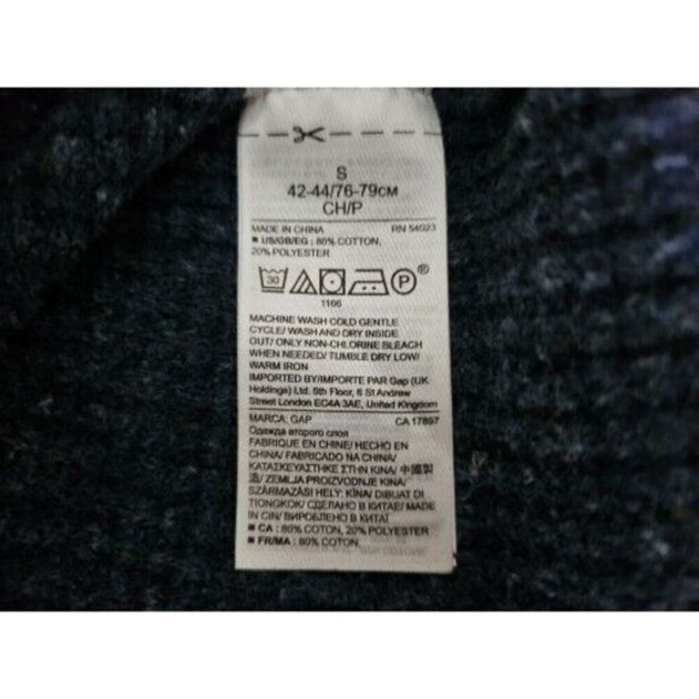 Gap For Good Men's Hooded Pullover Sweater Waffle Sweater‎ Hoodie Size Small - Picture 3 of 7